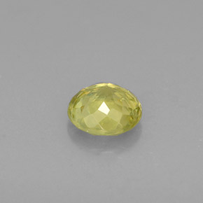 Sphene Gemstone in 4.6 mm Size for Sale, Sphene Stone in Greenish Golden Color