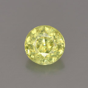 0.76 ct Multicolor Sphene Gemstone, Sphene Gem in Round Facet Shape for Sale.