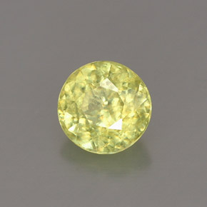 0.76 ct Multicolor Sphene Stone, Natural Sphene in Round Facet Shape for Sale