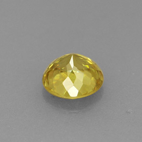 Sphene Gemstone in 5.3 mm Size for Sale, Sphene Stone in Golden Color