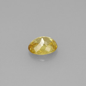 Sphene Gemstone in 6.2 x 5 mm Size for Sale, Sphene Stone in Yellow Golden Color