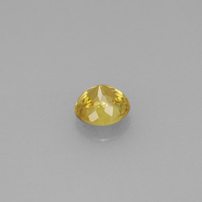 Sphene Gemstone in 5 mm (calibrated) Size for Sale, Sphene Stone in Yellow Golden Color