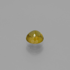 Sphene Gemstone in 4.7 mm Size for Sale, Sphene Stone in Yellow Golden Color
