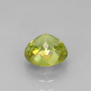 Sphene Gemstone in 6.5 mm (calibrated) Size for Sale, Sphene Stone in Golden Green Color