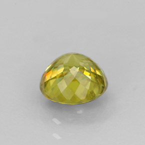Sphene Gemstone in 6.5 mm (calibrated) Size for Sale, Sphene Stone in Greenish Golden Color