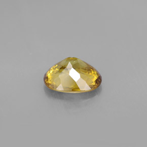 Sphene Gemstone in 8.2 x 6.5 mm Size for Sale, Sphene Stone in Yellow Golden Color