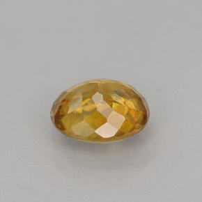 Sphene Gemstone in 6.8 x 5.9 mm Size for Sale, Sphene Stone in Yellow Golden Color