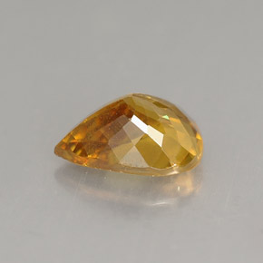 Sphene Gemstone in 8.4 x 6.8 mm Size for Sale, Sphene Stone in Golden Orange Color