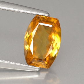 1.49 ct Orange Sphene Gemstone, Sphene Gem in Barrel Shape for Sale.
