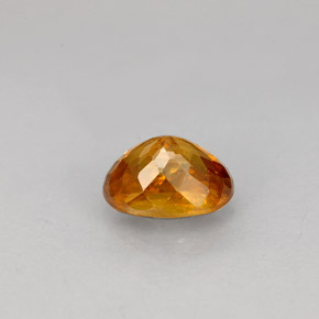 Sphene Gemstone in 6.6 x 4.9 mm Size for Sale, Sphene Stone in Golden Orange Color