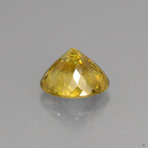 Sphene Gemstone in 6 mm (calibrated) Size for Sale, Sphene Stone in Yellow Golden Color