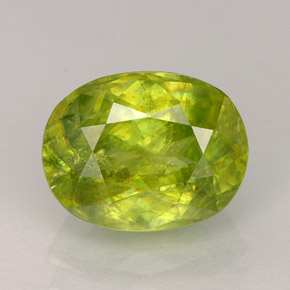 2.36 ct Multicolor Sphene Gemstone, Sphene Gem in Oval Facet Shape for Sale.