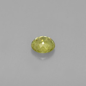 Sphene Gemstone in 4.6 mm Size for Sale, Sphene Stone in Golden Green Color