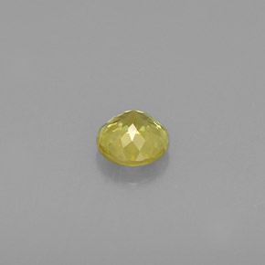Sphene Gemstone in 4.8 mm Size for Sale, Sphene Stone in Golden Green Color