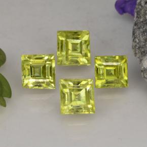 0.4ct Square Facet Golden Sphene Gem for sale 0.4ct Square Facet Golden Sphene Gem (ID: 261565)