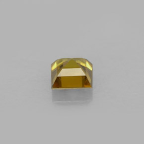 Sphene Gemstone in 5 x 5 mm (calibrated) Size for Sale, Sphene Stone in Yellow Golden Color