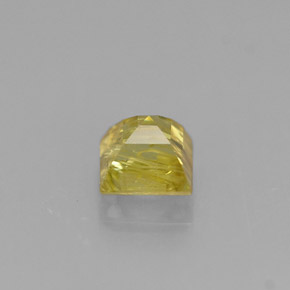 Sphene Gemstone in 3.8 x 3.7 mm Size for Sale, Sphene Stone in Greenish Golden Color