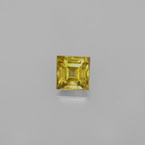 0.39 ct Gold Sphene Gemstone, Sphene Gem in Square Facet Shape for Sale.