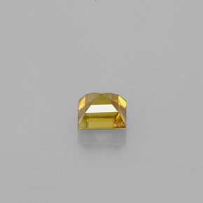 Sphene Gemstone in 4 x 4 mm (calibrated) Size for Sale, Sphene Stone in Greenish Golden Color