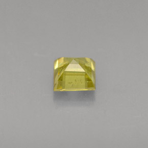Sphene Gemstone in 3.8 x 3.8 mm Size for Sale, Sphene Stone in Greenish Golden Color