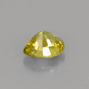 Sphene Gemstone in 6.7 x 5.4 mm Size for Sale, Sphene Stone in Greenish Golden Color