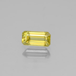 0.58 ct Gold Sphene Gemstone, Sphene Gem in Octagon Facet Shape for Sale.
