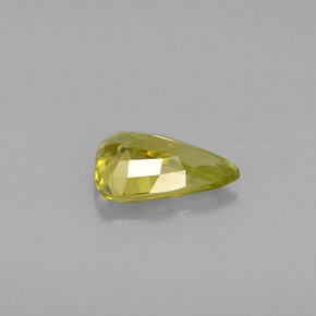 Sphene Gemstone in 7.4 x 4.8 mm Size for Sale, Sphene Stone in Golden Green Color