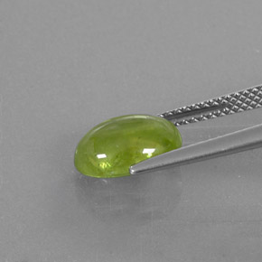 Sphene Gemstone in 10.1 x 7.4 mm Size for Sale, Sphene Stone in Yellowish Green Color