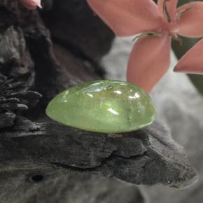 Sphene Gemstone in 9.6 x 7.1 mm Size for Sale, Sphene Stone in Yellowish Green Color