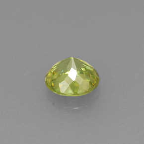 Sphene Gemstone in 4.5 mm Size for Sale, Sphene Stone in Yellowish Green Color