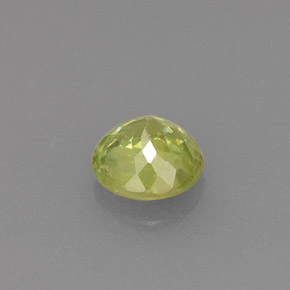 Sphene Gemstone in 4.6 mm Size for Sale, Sphene Stone in Yellowish Green Color