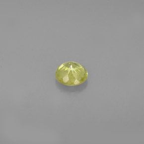 Sphene Gemstone in 4.4 mm Size for Sale, Sphene Stone in Yellowish Green Color