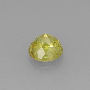 Sphene Gemstone in 4.5 mm Size for Sale, Sphene Stone in Greenish Golden Color