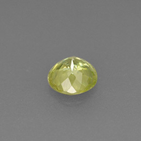 Sphene Gemstone in 4.6 mm Size for Sale, Sphene Stone in Yellowish Green Color