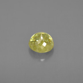 Sphene Gemstone in 6 mm (calibrated) Size for Sale, Sphene Stone in Yellowish Green Color