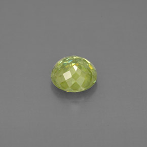 Sphene Gemstone in 6 mm (calibrated) Size for Sale, Sphene Stone in Yellowish Green Color