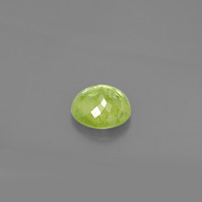 Sphene Gemstone in 7.4 mm Size for Sale, Sphene Stone in Yellowish Green Color