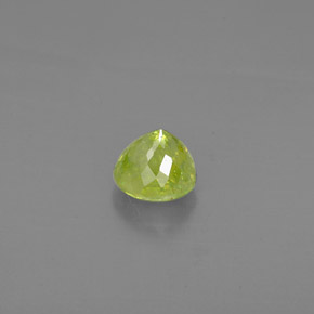 Sphene Gemstone in 6.5 mm (calibrated) Size for Sale, Sphene Stone in Yellowish Green Color