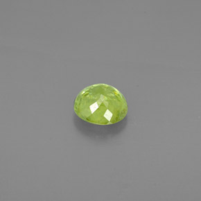 Sphene Gemstone in 6.5 mm (calibrated) Size for Sale, Sphene Stone in Yellowish Green Color
