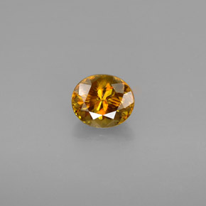 1.48 ct Multicolor Sphene Gemstone, Sphene Gem in Oval Facet Shape for Sale.