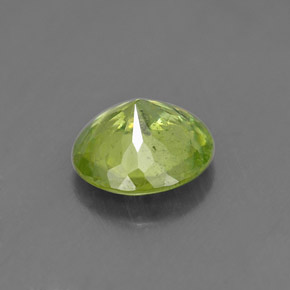 Sphene Gemstone in 6.5 mm (calibrated) Size for Sale, Sphene Stone in Yellowish Green Color