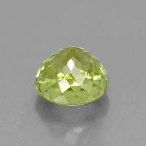 Sphene Gemstone in 6.5 mm (calibrated) Size for Sale, Sphene Stone in Yellowish Green Color