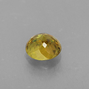 Sphene Gemstone in 4.5 mm Size for Sale, Sphene Stone in Greenish Yellow Color