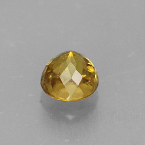 Sphene Gemstone in 4.5 mm Size for Sale, Sphene Stone in Yellow Golden Color