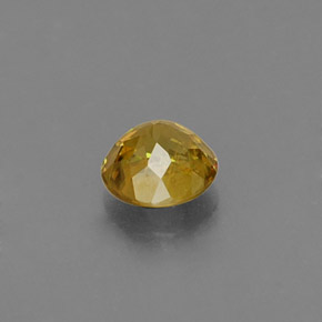 Sphene Gemstone in 4.5 mm Size for Sale, Sphene Stone in Yellow Golden Color