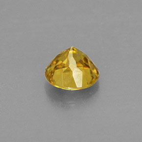 Sphene Gemstone in 4.7 mm Size for Sale, Sphene Stone in Yellow Golden Color