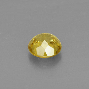 Sphene Gemstone in 4.6 mm Size for Sale, Sphene Stone in Yellow Golden Color