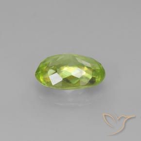 Sphene Gemstone in 7 x 4.8 mm Size for Sale, Sphene Stone in Light Green Color
