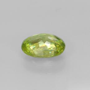 Sphene Gemstone in 6.9 x 5.2 mm Size for Sale, Sphene Stone in Golden Green Color