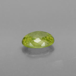Sphene Gemstone in 7 x 5 mm (calibrated) Size for Sale, Sphene Stone in Golden Green Color